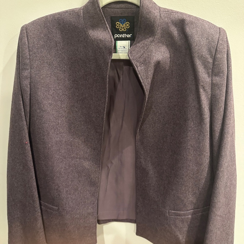 Women's Vintage Panther Purple Blazer - Union Made - new w tags
